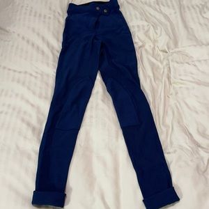 AMERICAN APPAREL NAVY BLUE RIDING PANTS